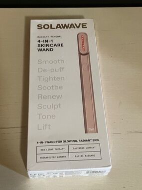Solawave 4-in-1 Skincare Wand — Rose Gold Facial